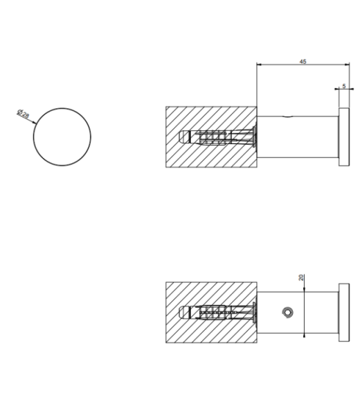 Крючок Gessi 316 54821/299 цвет шлифованная сталь