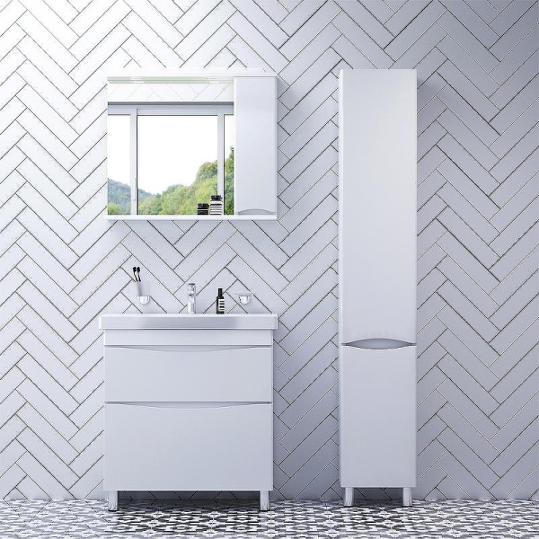 тумба под раковину am.pm like 80 m80fsx0802wg, напольная