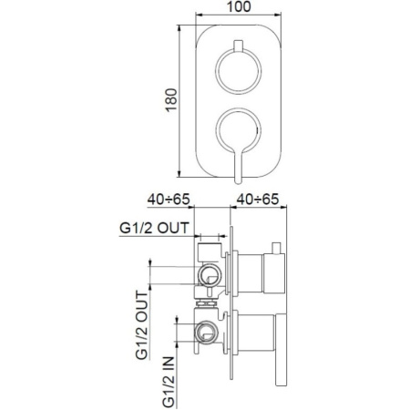 смеситель для душа webert coral co880601015 цвет хром