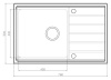 кухонная мойка seaman eco roma smr-7850a с клапан-автоматом