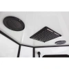 душевая кабина niagara premium 90x90 ng-6901-01g black с гидромассажем