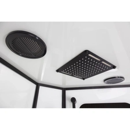 душевая кабина niagara premium 90x90 ng-6901-01g black с гидромассажем
