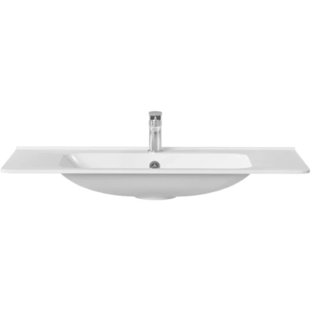раковина vincea vcb-2vp100w 100х47,2 см, белая