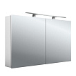 Зеркальный шкаф Emco Asis mee 120 9498 050 53 с подсветкой Серебро