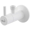 Запорный вентиль Alcaplast ARV001B угловой Белый