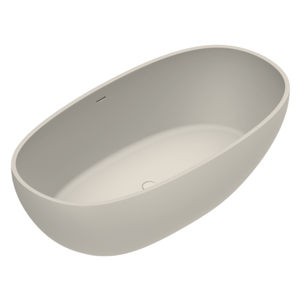 ванна catalano solid 7239020029 из искуственного камня, отдельностоящая, 176x91 см, solidtech, sabbia матовая