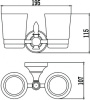 стакан двойной savol 68a s-06868a