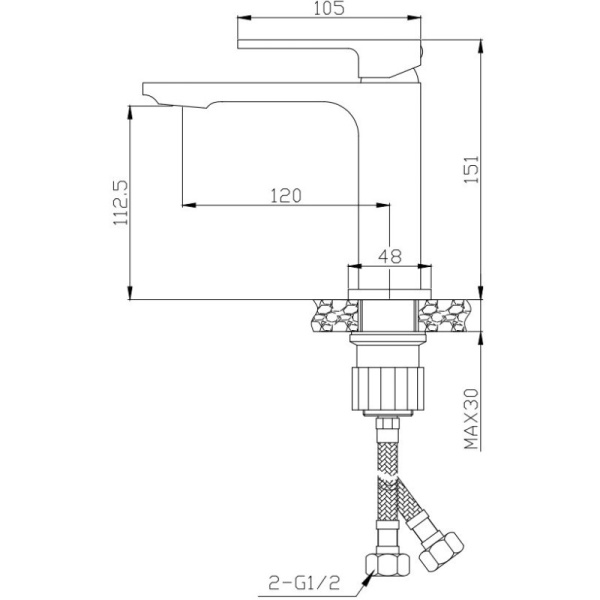 комплект смесителей orange lutz m04-311cr два смесителя + душевой гарнитур orange o-shower