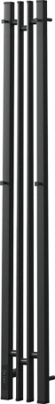полотенцесушитель point фрея п2 pn20722gb электрический, 14x120 см, графит блеск