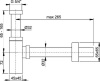 сифон для раковины alcaplast a401
