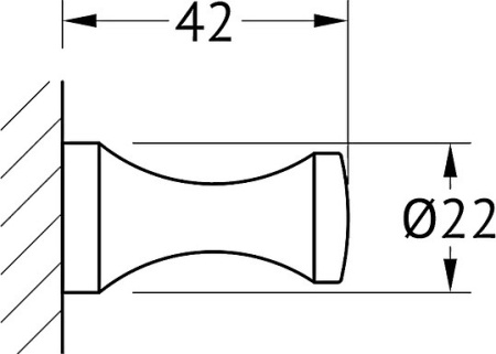 крючок fbs universal uni 002 длина 4,5 см