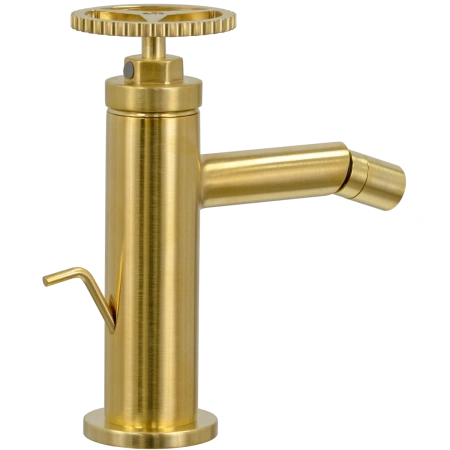 смеситель remer chrono ch20bg для биде, с донным клапаном, золотой матовый