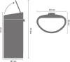 мусорное ведро brabantia touch bin new 114861