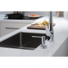 смеситель для кухни hansgrohe metris m71 73801000, хром