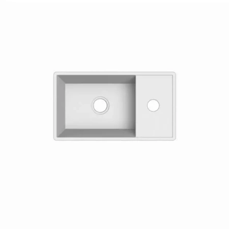 раковина scarabeo teorema 2.0 8031/r41x23 подвесная/накладная, прямоугольная, 41x23 см, белая