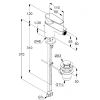 смеситель для биде kludi pure&solid 342160575