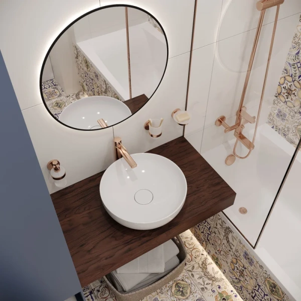 Дозатор для мыла Wellsee Finishing Touch 182514000 розовое золото