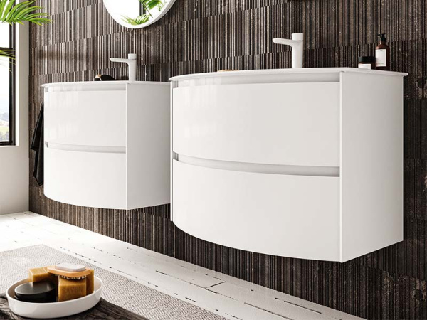 тумба под раковину berloni bagno way round warbs2ced4c 111 60x48 см, с 2-мя ящиками (war0001), цветceramica opaco