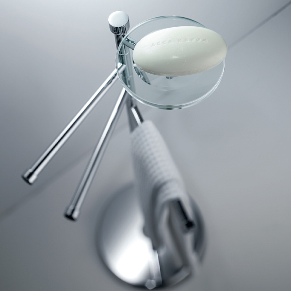 Напольная стойка Bertocci Cinquecento110 0559 0000 с Ёршик для унитазаом и бумагодержателем, п/держателем и мыльницей, хром