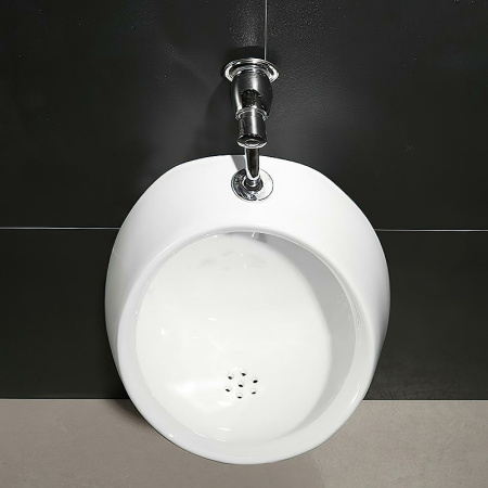 писсуар подвесной ceramalux x545p с кнопочным механизмом смыва