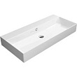 Раковина GSI Kube X 9423011 подвесная, 100x47 см, Bianco lucido (Белый глянец)