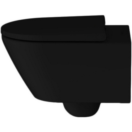 унитаз duravit d-neo 2577098900 подвесной, rimless, без сидения, антрацит матовый