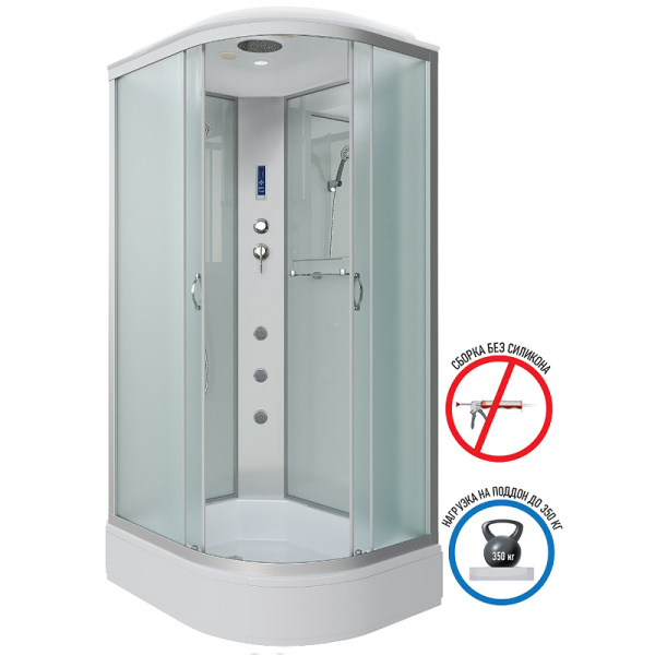 душевая кабина niagara classic 110х90 l ng-33194-14lf с гидромассажем