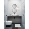 раковина gsi pura 883411 накладная, 60x37 см, bianco lucido (белый глянец)