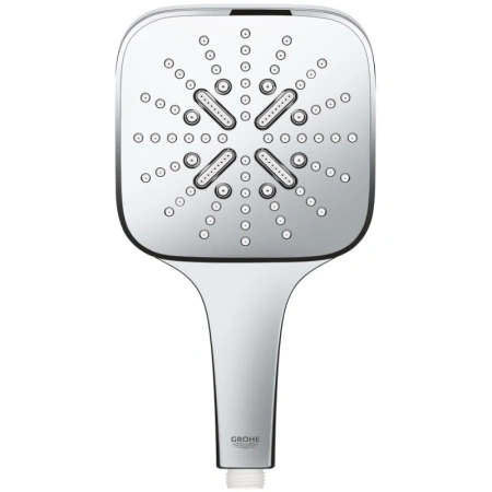ручной душ 130 мм grohe rainshower smartactive cube 26582000