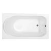 Акриловая ванна Aquanet West 120х70 205558 с каркасом, цвет белый