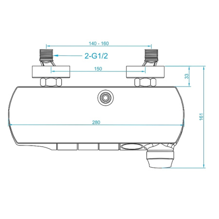 душевая система rgw shower panels sp-33g 51140133-06 , с термостатическим смесителем, цвет золото