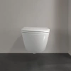 унитаз подвесной villeroy&boch universo 4670t901 с сиденьем микролифт, цвет белый