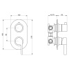 смеситель для ванны webert doremi dr860101345