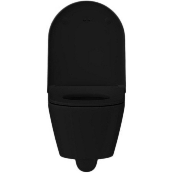 унитаз duravit d-neo 2577098900 подвесной, rimless, без сидения, антрацит матовый