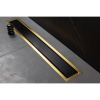 Душевой канал 300 мм Pestan Confluo Premium Black Glass Gold Line 13100113