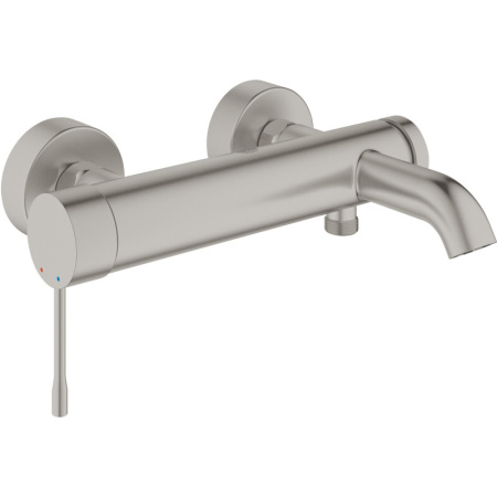 Смеситель для ванны с душем Grohe Essence New 33624DC1 суперсталь