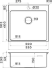 мойка кухонная omoikiri amadare 55-in