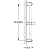 душевая штанга 920 мм grohe euphoria 27500000