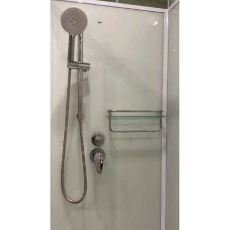 душевая кабина 120x80x215 см frank f412/2l white 136009 прозрачное