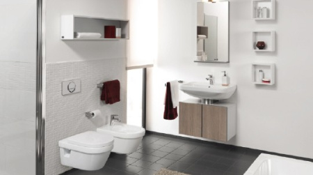биде подвесное villeroy & boch omnia architectura 5484 00 01 alpin