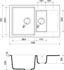 кухонная мойка omoikiri daisen-78-2-ca 4993331 карамель