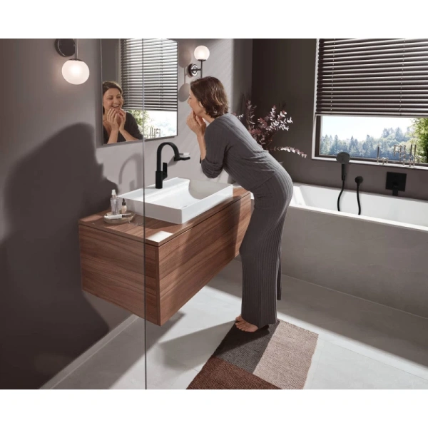 смеситель для раковины с донным клапаном hansgrohe vivenis 75030670