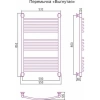 водяной полотенцесушитель сунержа богема+ выгнутая 800х500 31-0221-8050 черный матовый