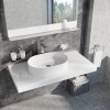 раковина-чаша ravak ceramic o slim 55 см xjx01155001, белая