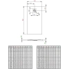 душевой поддон из литьевого мрамора 140×100 см radaway kyntos f white hkf140100-04