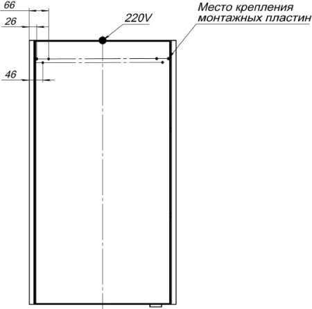 зеркальный шкаф aquanet августа 58 l 00210009, дуб сонома