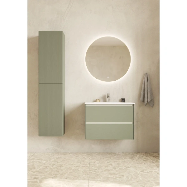 пенал roca ona zru9307863 подвесной l/r, оливковый матовый