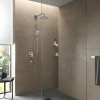 душевая лейка toto showers tbw02015e1a трехрежимная, прямоугольная, хром