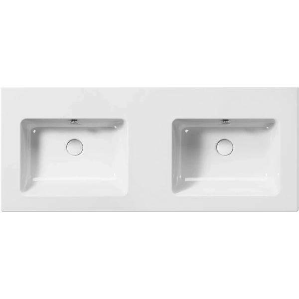 раковина gsi pura 8845111 подвесная, 120x50 см, bianco lucido (белый глянец)
