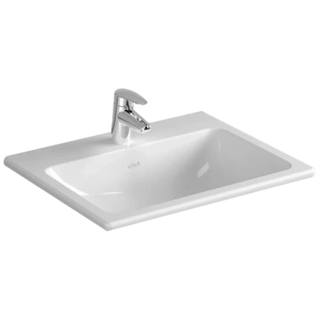 Раковина встраиваемая Vitra S20 55 см, 5465B003-0001, цвет белый